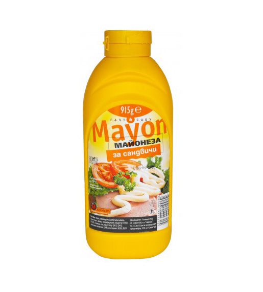 Olineza Mayonnaise-Sandwich 915 g. 4 Stück/Stapel