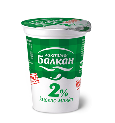 Yogurt Balkan 2% 400 ml 12 pcs/box