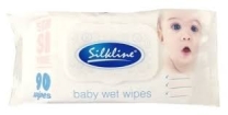 Влажные салфетки детские Silkline baby Sensitive Cover 90 шт. 24 шт./кор.