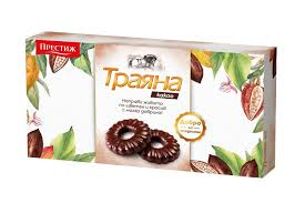 Biscuits Trayana cocoa 24 pcs./box.