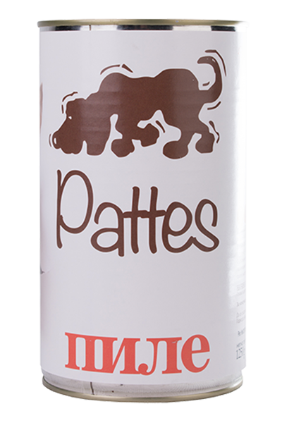 Patis Canned chicken for dogs 1250 g 12 pcs