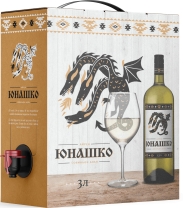 Yunashko White wine 3 liters/box 4 pcs/case