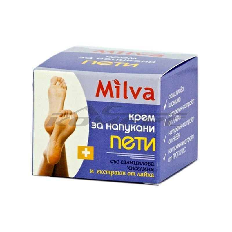 Крем для пяток Milva 35 мл 64 шт/коробка