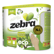 Toilet x-ya Zebra Esso/Yeşil 4 adet/yığın 9 yemek kaşığı/cuv