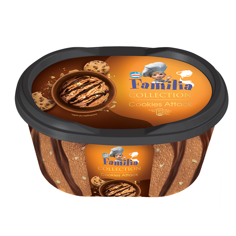 Family ice cream cookie collection 6*523 gr