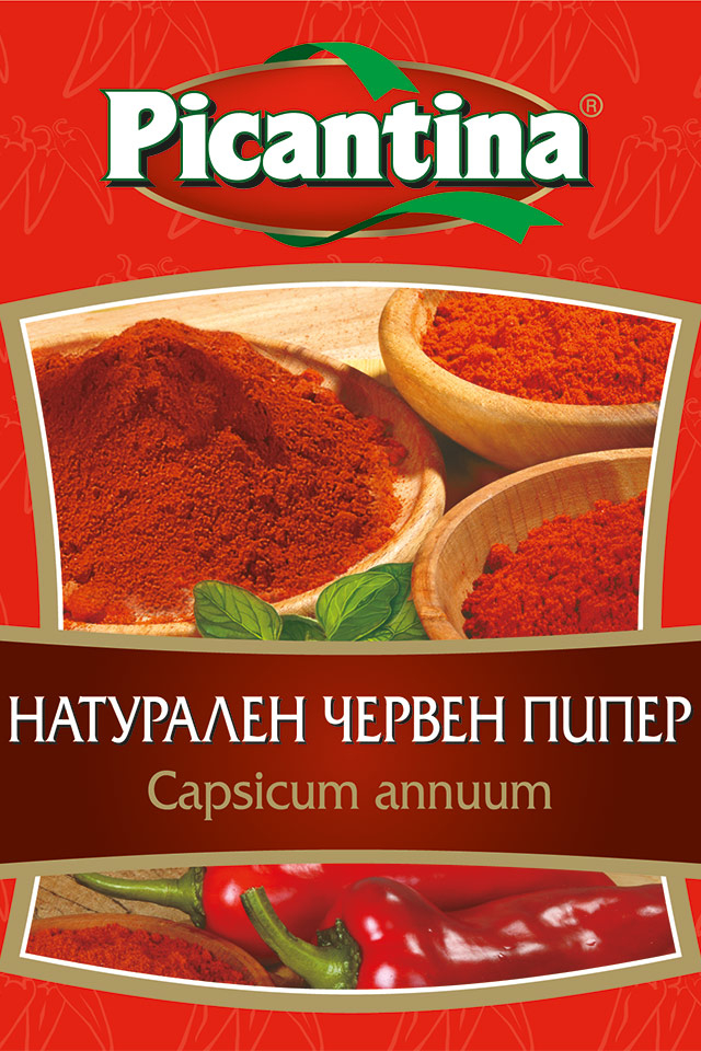 Pikantina Natural Red Pepper 50 g 24 Stk./Karton