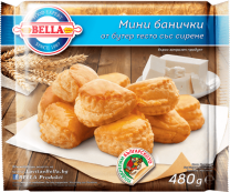 Bella Buter patties with cheese 480 g 15 pcs/case