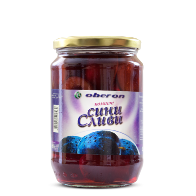 Oberon Plum compote 680g 6 pcs./stack.