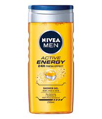 Nivea MEN Duschgel Active Energy 250 ml 6 Stück/Karton