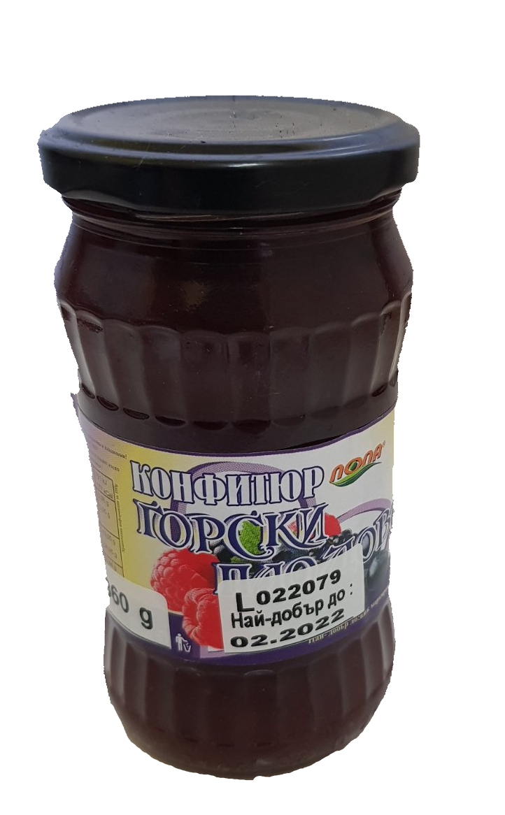 Popa Jam Forest fruit 360g 12 pcs/stack